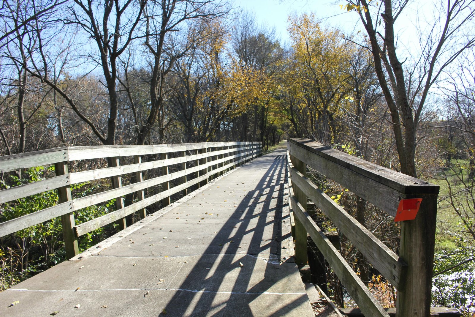 Looking south
